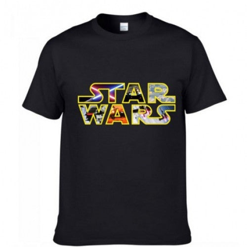 Star Wars Yoda/Darth Vader Cartoon Man Short Sleeve Storm Trooper T-shirts